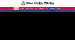Desktop Screenshot of equaljusticeamerica.org