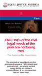 Mobile Screenshot of equaljusticeamerica.org